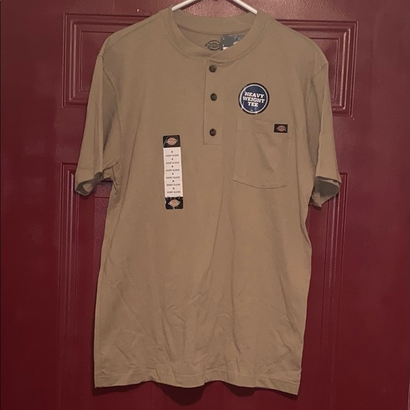 Dickies Other - Dickies Men’s Heavyweight Henley Short Sleeve Tee Size Medium